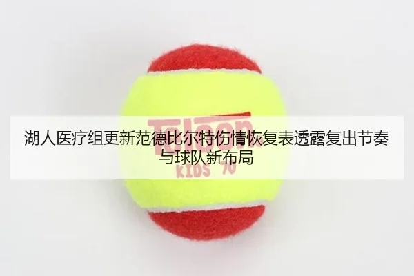 湖人医疗组更新范德比尔特伤情恢复表透露复出节奏与球队新布局